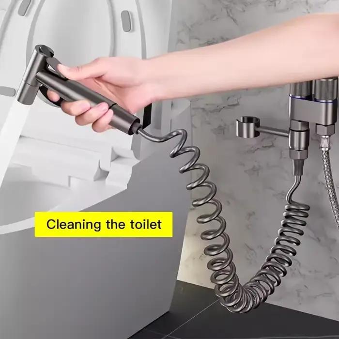 Robinet de nettoyage de toilettes moderne à double vadrouille