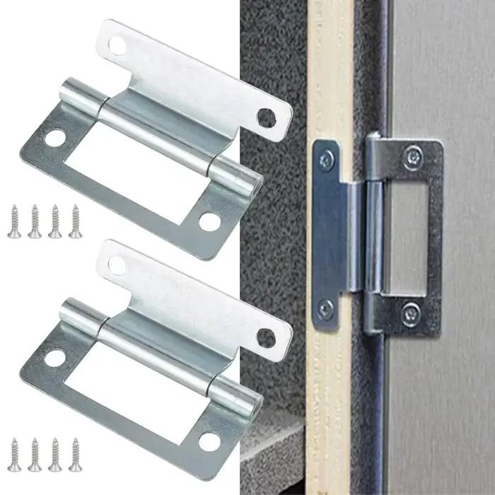Charnières de porte de chambre pliées, porte de placard créative, camping-car, caravanes, charnières de porte à ressort, accessoires de meubles