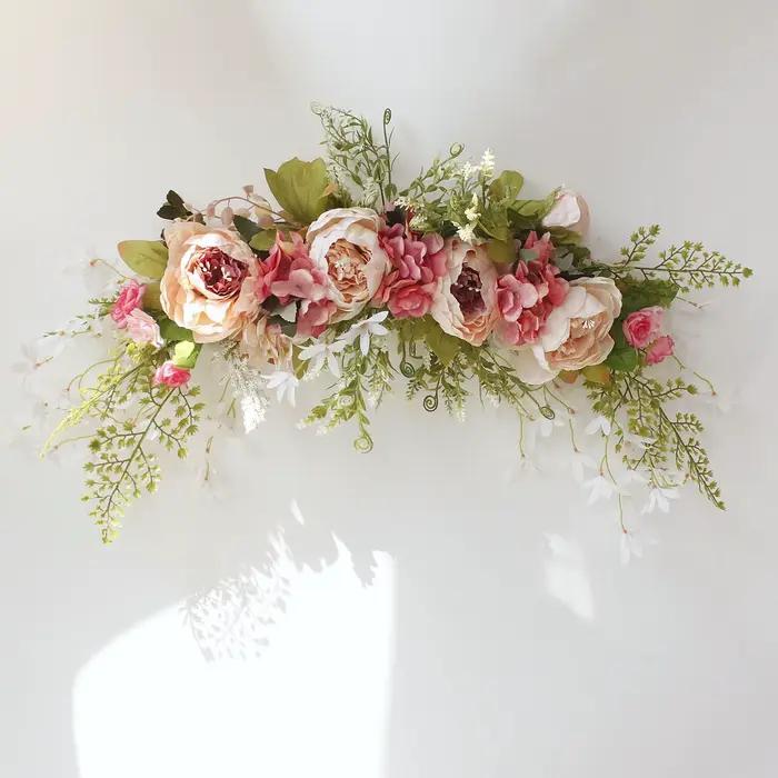 Fleurs artificielles pour arc de mariage