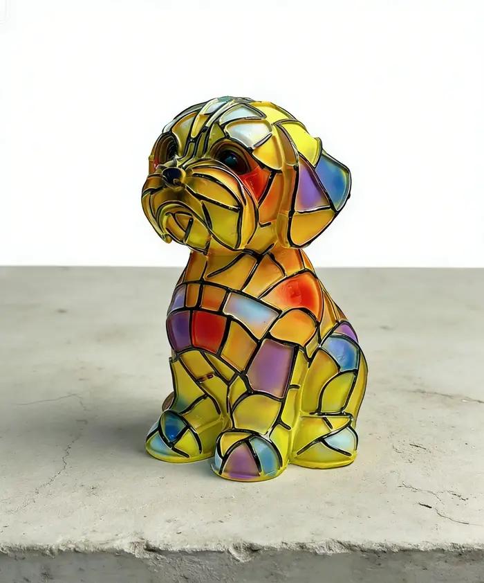 Amusant Unique artistique mignon chien en forme d'ornement décoratif petite veilleuse moderne nouveau Design éclairage atmosphérique