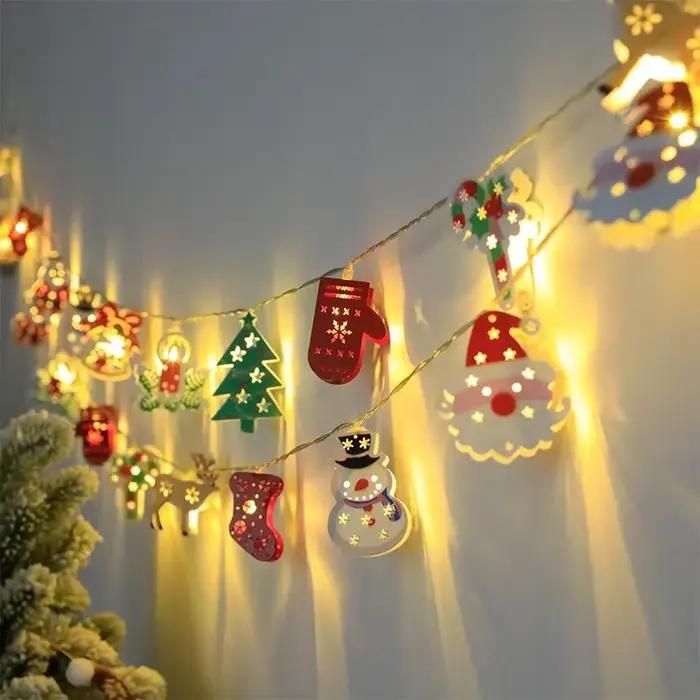Guirlande lumineuse LED bleue pour décoration intérieure et extérieure, Noël, mariages et fêtes familiales