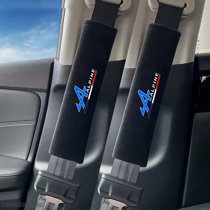 Coussin de ceinture de sécurité pour voiture, 2 pièces, housse d'épaule, tapis souple pour Alpine A290 GTS A110 Espace Austral Duster Lodgy Spring Koleos
