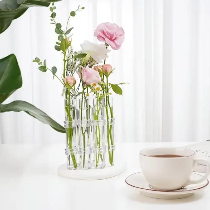 Vase à Fleurs en Verre à Charnière