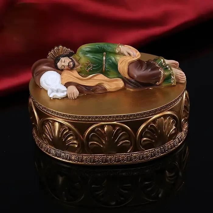Figurine religieuse chrétienne du Sainte Joseph