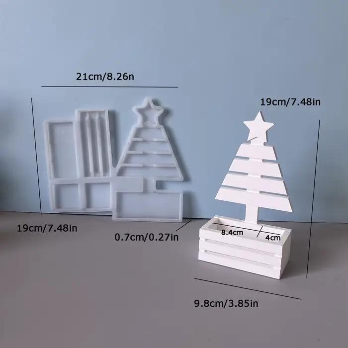 Moule de rangement d'arbre de noël en Silicone