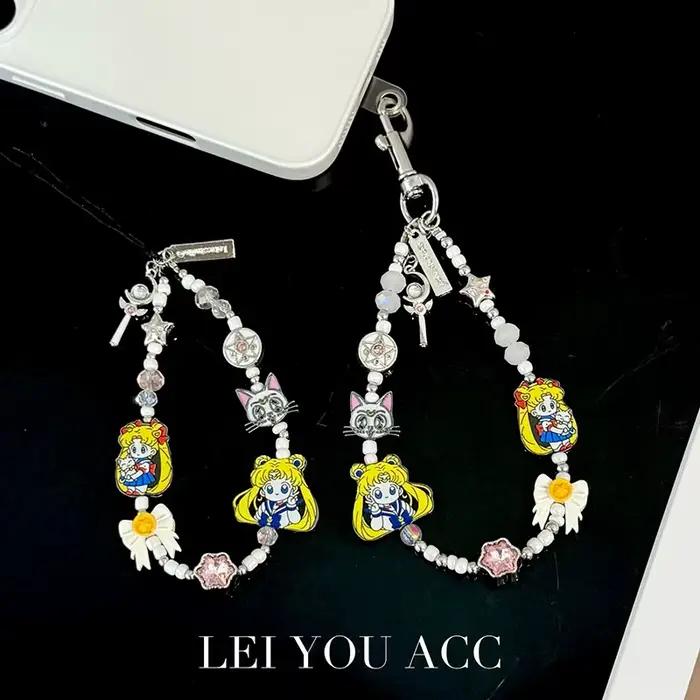 Accessoires Sailor Moon Sweet Cell, dessin animé mignon, exquis et à la mode, cadeau pour fille mignonne