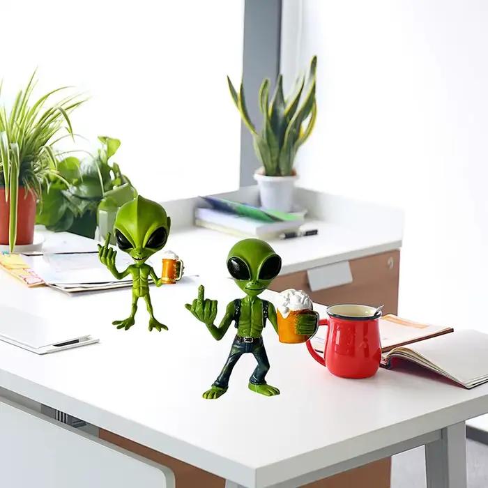 ALien Statue en résine ornement