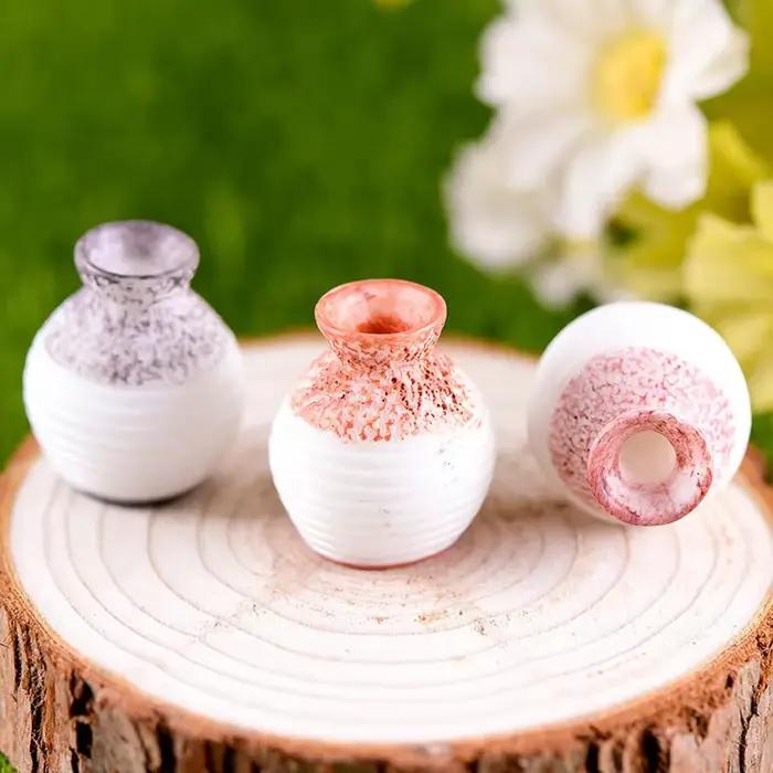 Mini vase à fleurs en résine