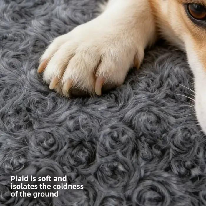 Couverture chauffante pour animaux de compagnie, 1 pièce, sans électricité, tapis de lit thermique, antidérapant pour chats et chiens, chaleur hivernale, noyau réfléchissant la chaleur