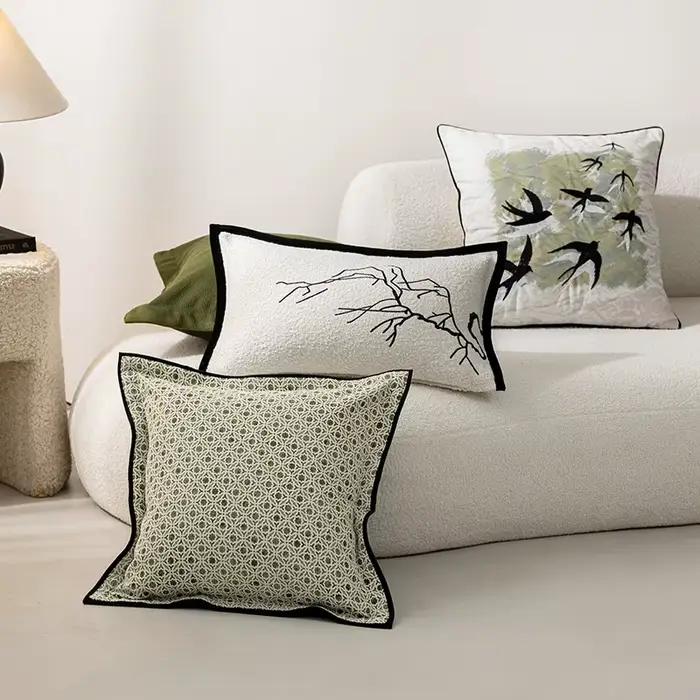Housse de coussin rétro minimaliste moderne
