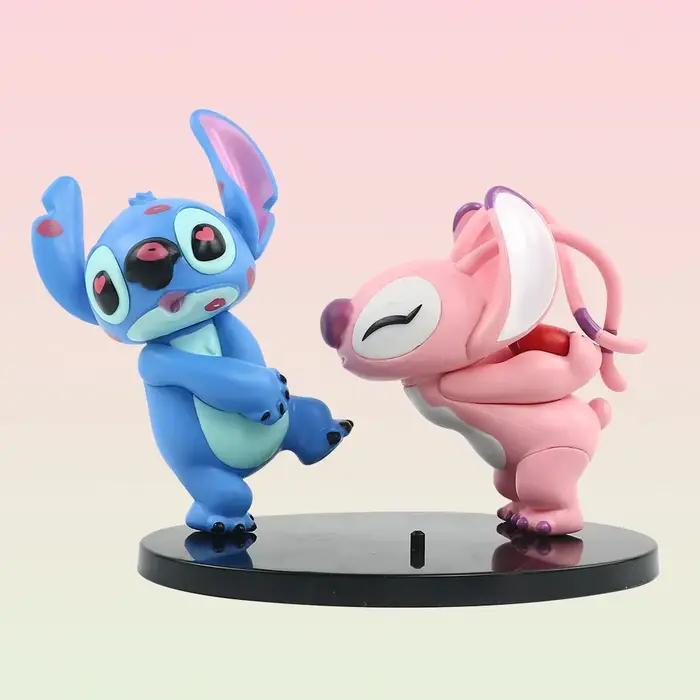 Figurine de collection Anime Stitch Lovers : Statue Ange Béquillant