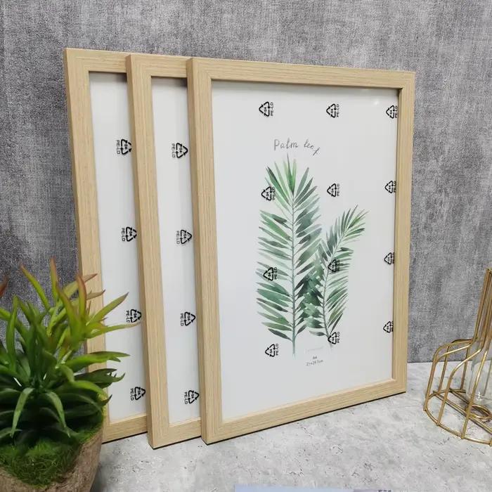 Cadres Photo en bois pour mur Photo