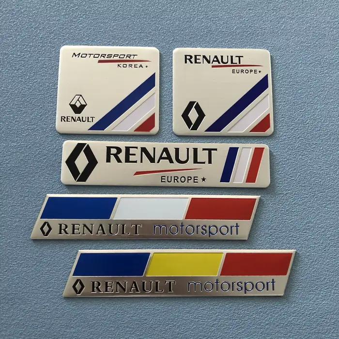 Autocollant emblème de voiture, accessoires pour Renault RS GT Clio Megane PARLS PREMIERE Captur Trafic Twingo Scenic 2 Kadjar Zoe Kangoo