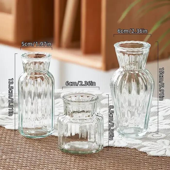 Vase en verre sculpté à la main-Jardinière hydroponique pour décor gothique de maison/bureau
