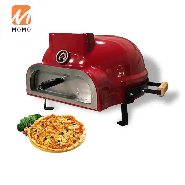 Fours à pizza en bois en brique, barbecue commercial, cuisson extérieure moderne, pizzas