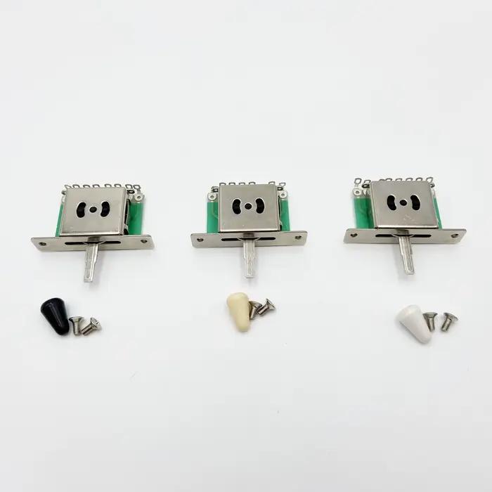 Commutateur de guitare électrique ST 3/5 voies, interrupteur 3 voies 5 voies, commutateur de conversion de tonalité de guitare avec vis