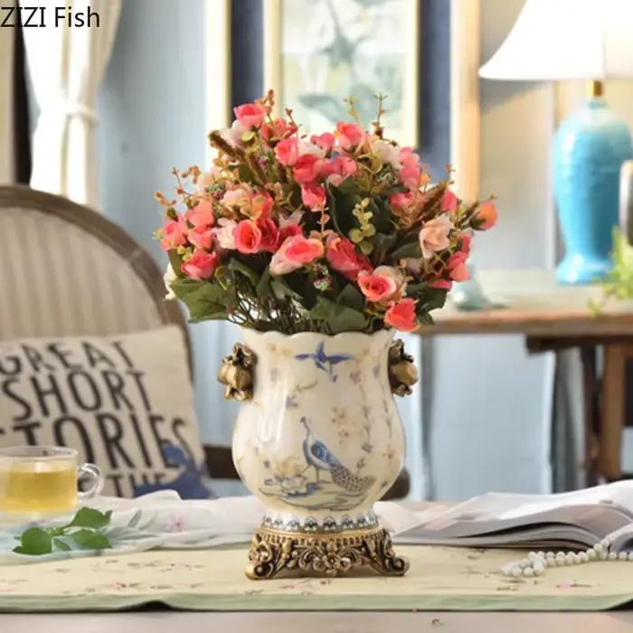 Vase en céramique chinois créatif pour la décoration de la maison