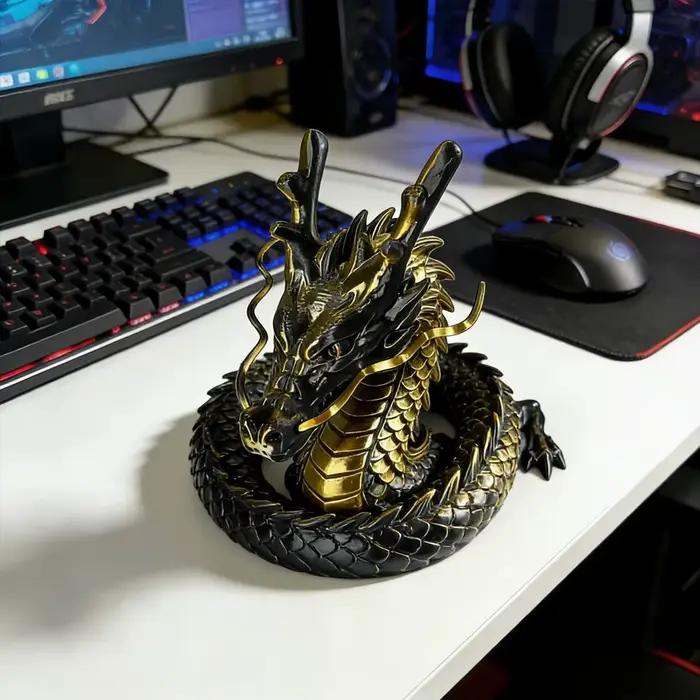 Statue de dragon imprimée en 3D