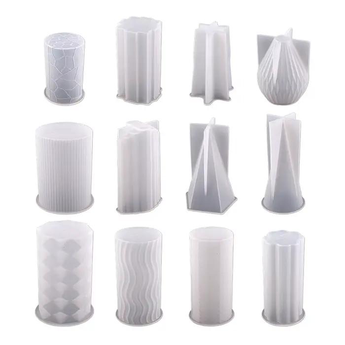 Moule à bougie cylindrique en Silicone