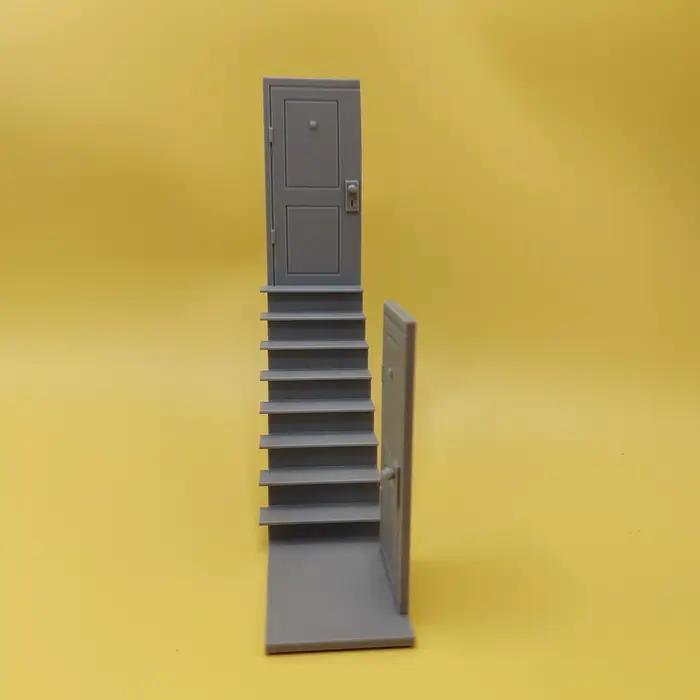 Mini-escalier miniature pour dioramas et scènes de maison de poupée