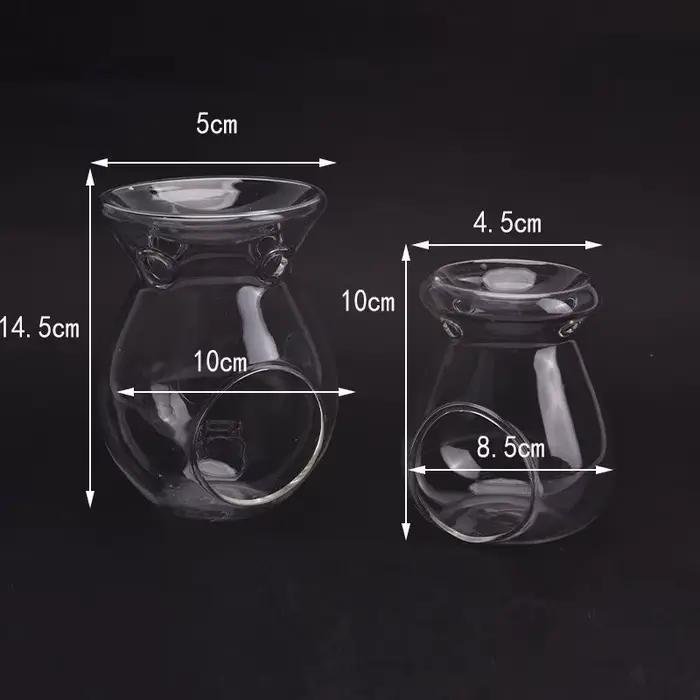 Bougie en verre de décoration nordique pour la maison