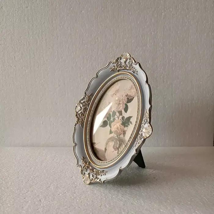 Cadre photo vintage en résine sculptée style européen cadre photo antique pour mur occasions spéciales historiques art architectural