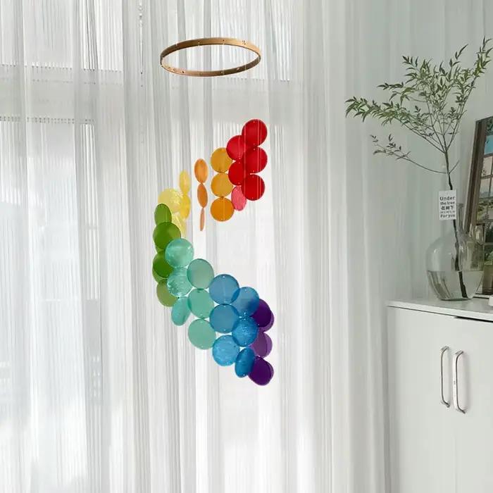 Carillons éoliens en coquillage pour l'extérieur, carillon à vent fabriqué à la main, décor de Style côtier pour intérieur/extérieur, décoration de jardin, idéal pour les femmes