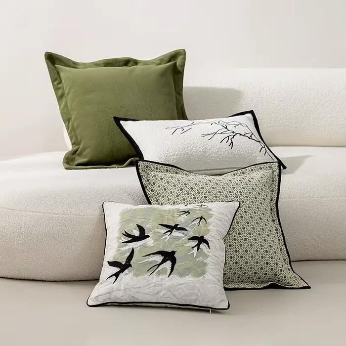 Housse de coussin rétro minimaliste moderne