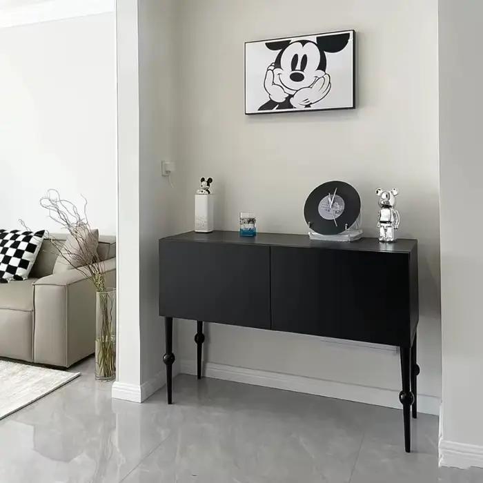 Table de couloir nordique tendance, Table d'angle de beauté Portable de luxe Unique, gain de place, Console Tabel, meubles de Table de couloir