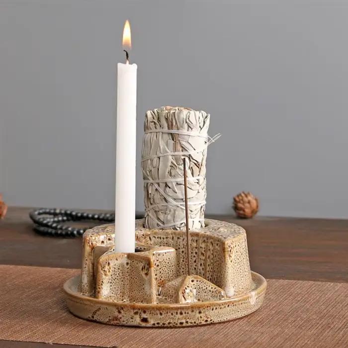 4 en 1 bougeoir ornements aux chandelles dîner accessoires lumière luxe bougie lampe Table à manger