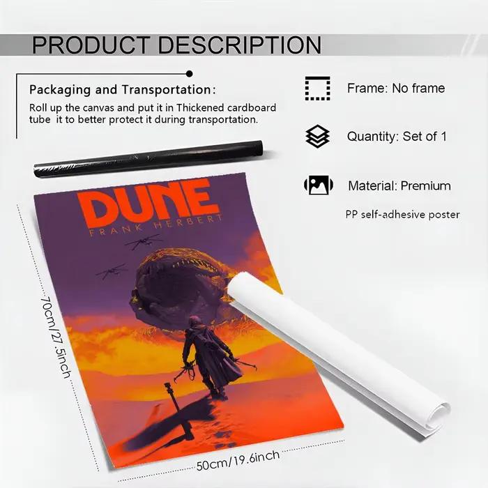 Affiche de film science fiction Dune Part 2 design moderne haute résolution décoration murale pour maison salon chambre à coucher bar 2024