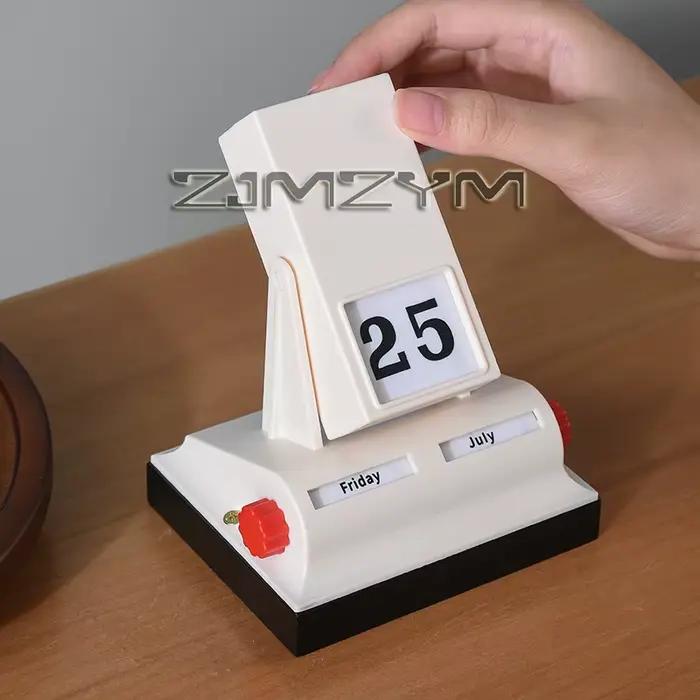 Calendrier à rabat, ornement de table