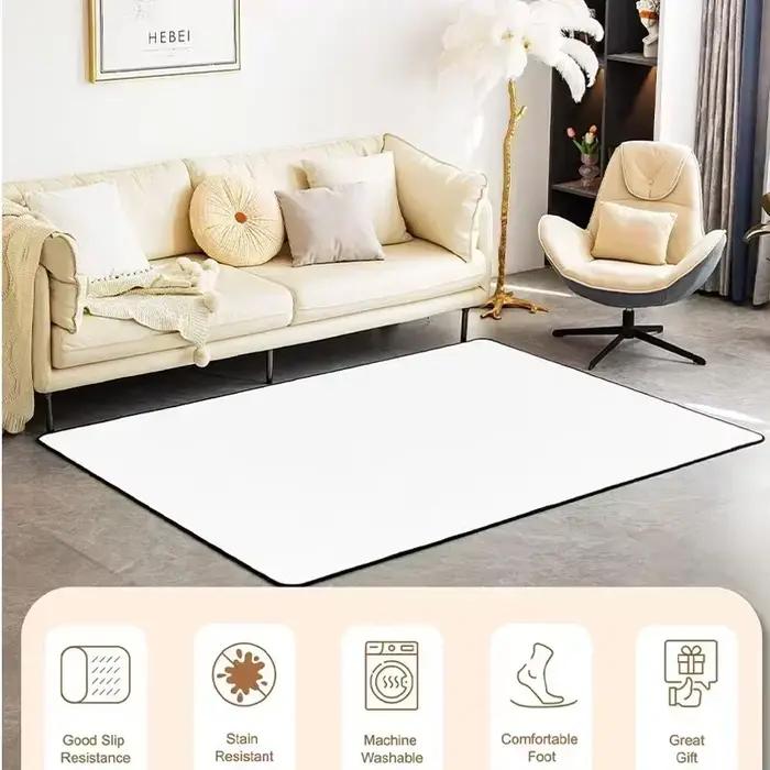 Tapis géométrique nordique pour salon décor de luxe moderne Table de canapé
