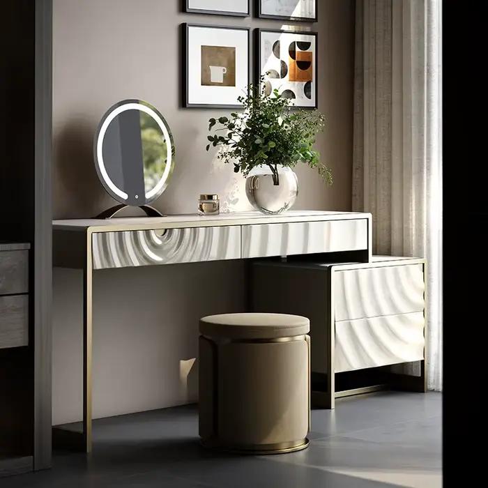 Miroir dames coiffeuse bijoux affichage confortable moderne