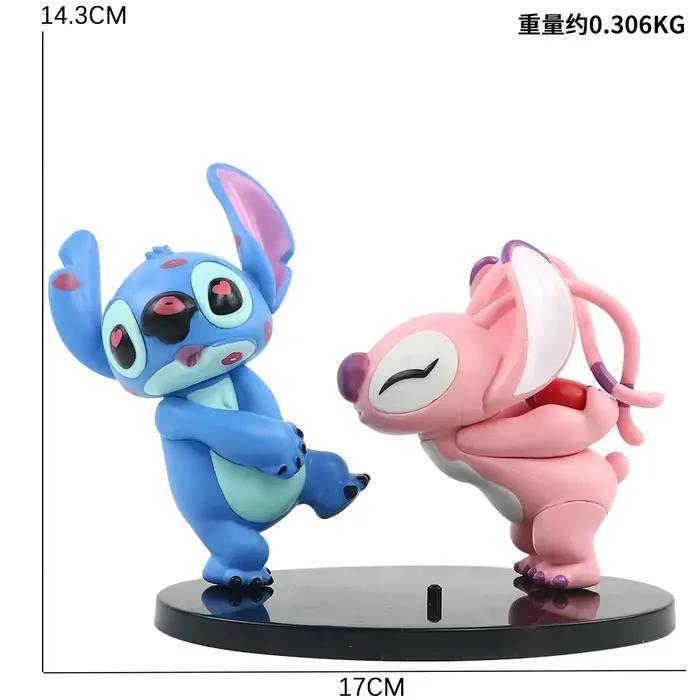 Figurine de collection Anime Stitch Lovers : Statue Ange Béquillant