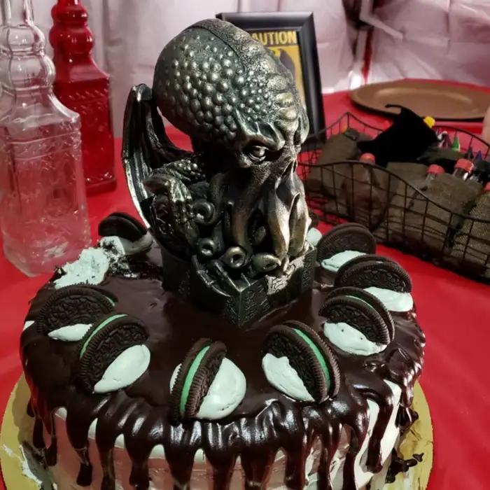 Statue de crâne Cthulhu Vintage