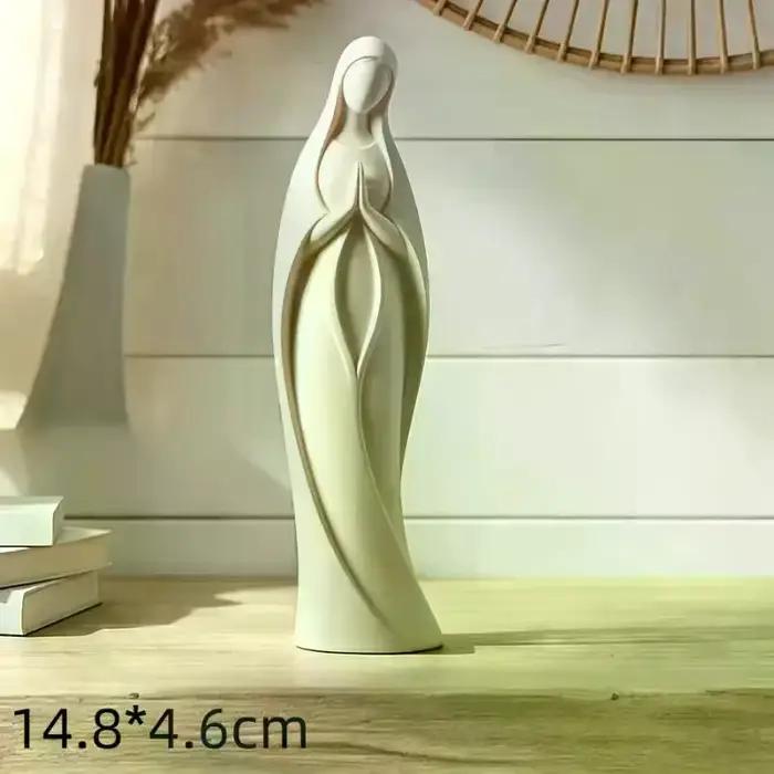 Statue d'ange priant imprimée en 3D