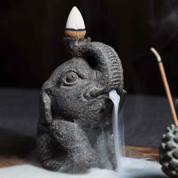 Statue de mascotte d'animal d'éléphant
