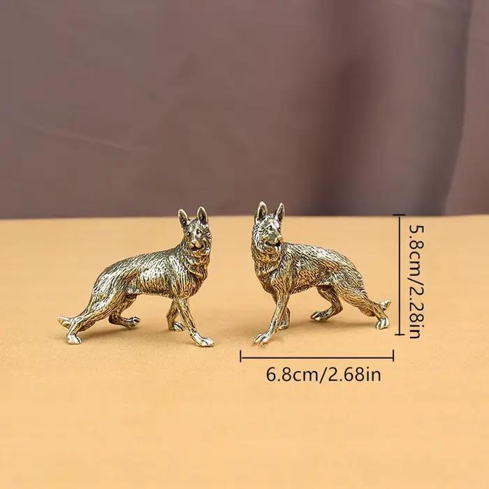 Statue de chien de berger allemand Vintage
