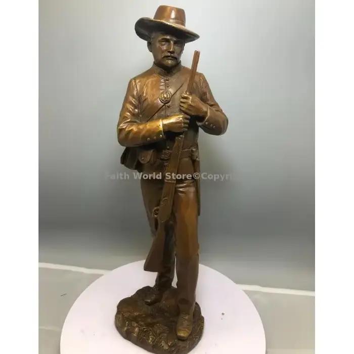 Statue en bronze de mousquetaire français