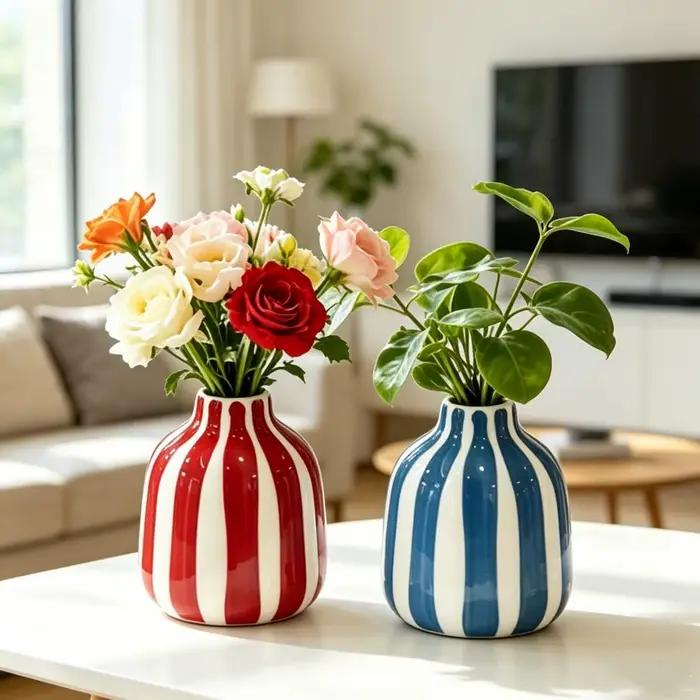 Vase en céramique peint à la main