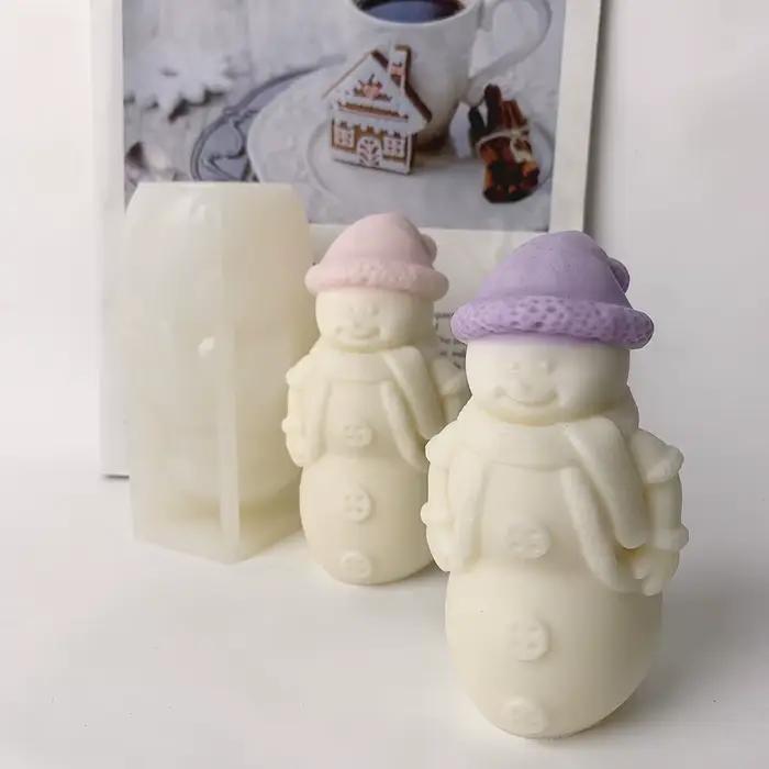 Moule de bougie de noël en Silicone