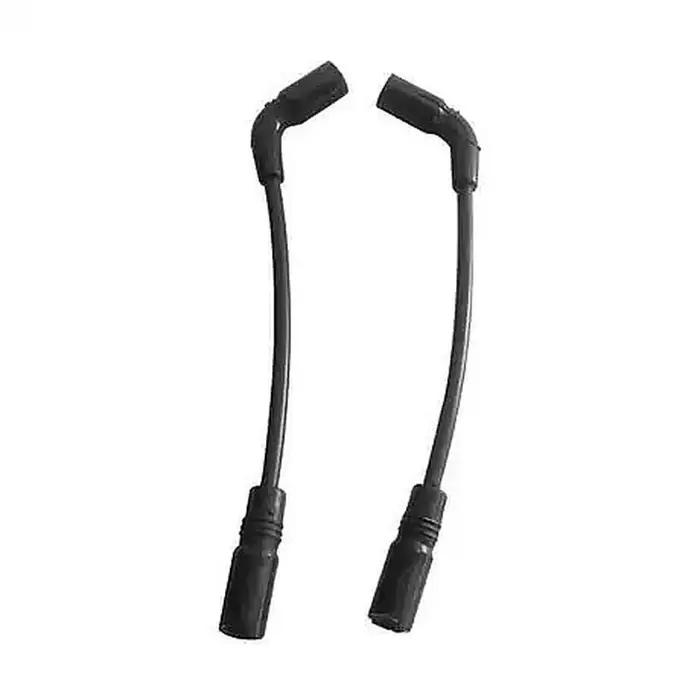 Câbles de bougies d'allumage noirs et rouges de 10,5 mm pour Harley Sportster 883 1200 (2007-2025)