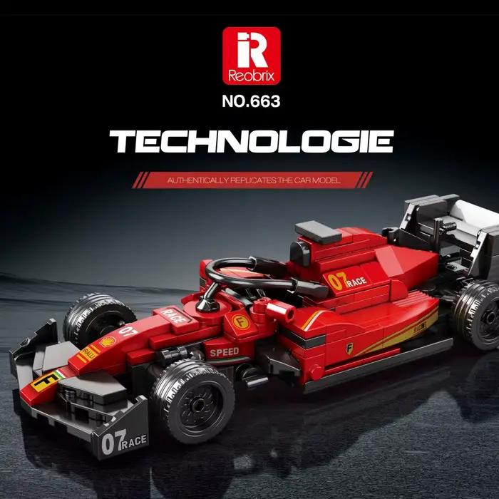 Technologie Formula Racing Car Building Blocks 245PCS 1:24 F1 Vehicle Model Bricks Puzzle DIY Assembly Desktop Decor teens'Gift
