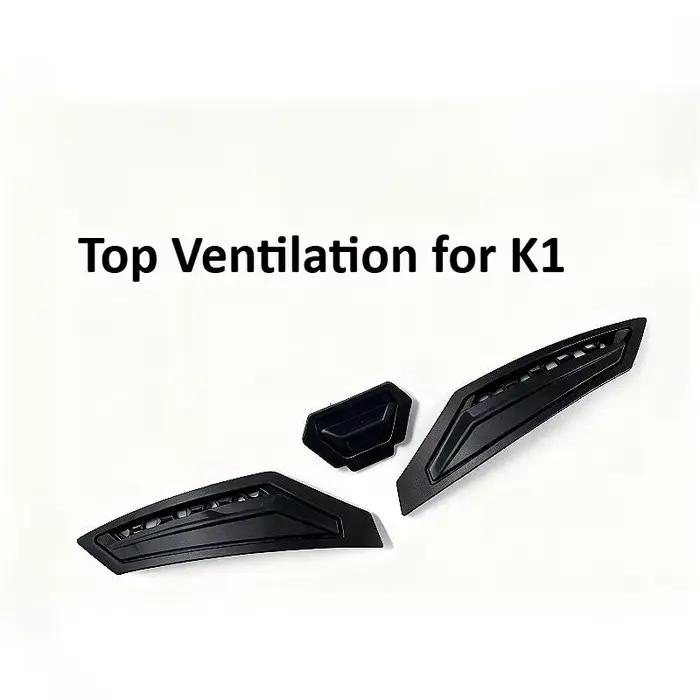Accessoires de casque de Moto pour AGV K1 K3 K3SV K5 K5S, coussinet de doublure, protection du menton et du nez, accessoires de ventilation