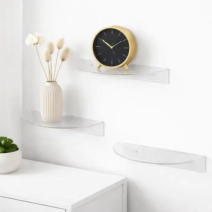 Étagère murale semi-circulaire