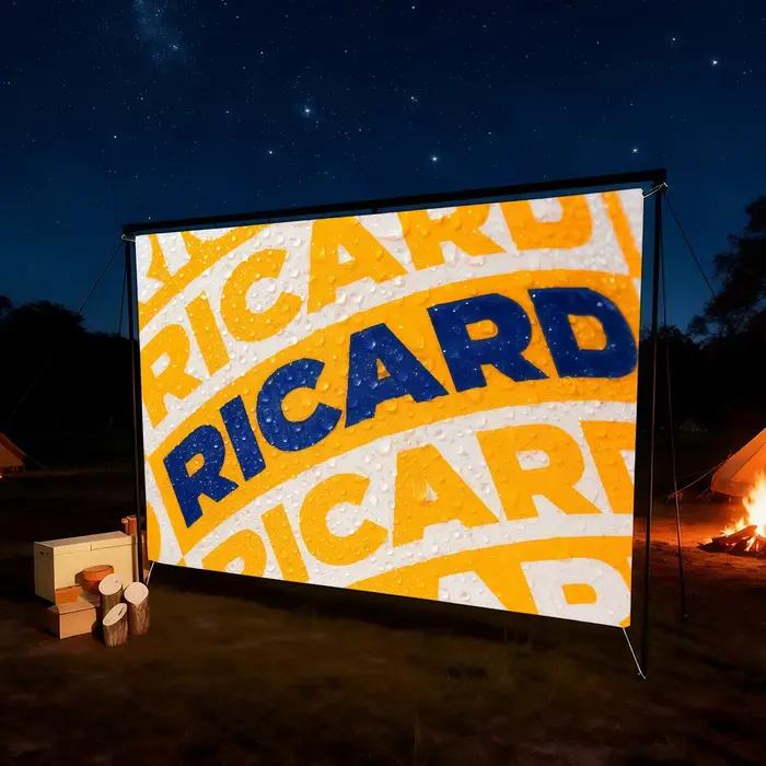 Drapeau R-Ricard-ES à la mode, pour chambre, dortoir, Camping, pique-nique, Style artistique, bannière de décoration murale pour Garage, Bar