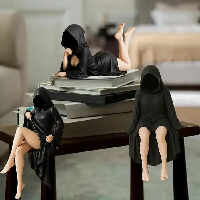 Statue masquée pour femmes