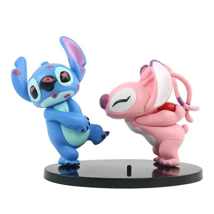 Figurine de collection Anime Stitch Lovers : Statue Ange Béquillant