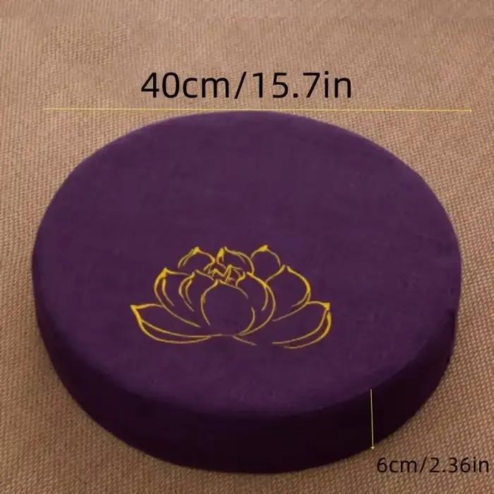 Coussin de méditation en lin 40x6CM